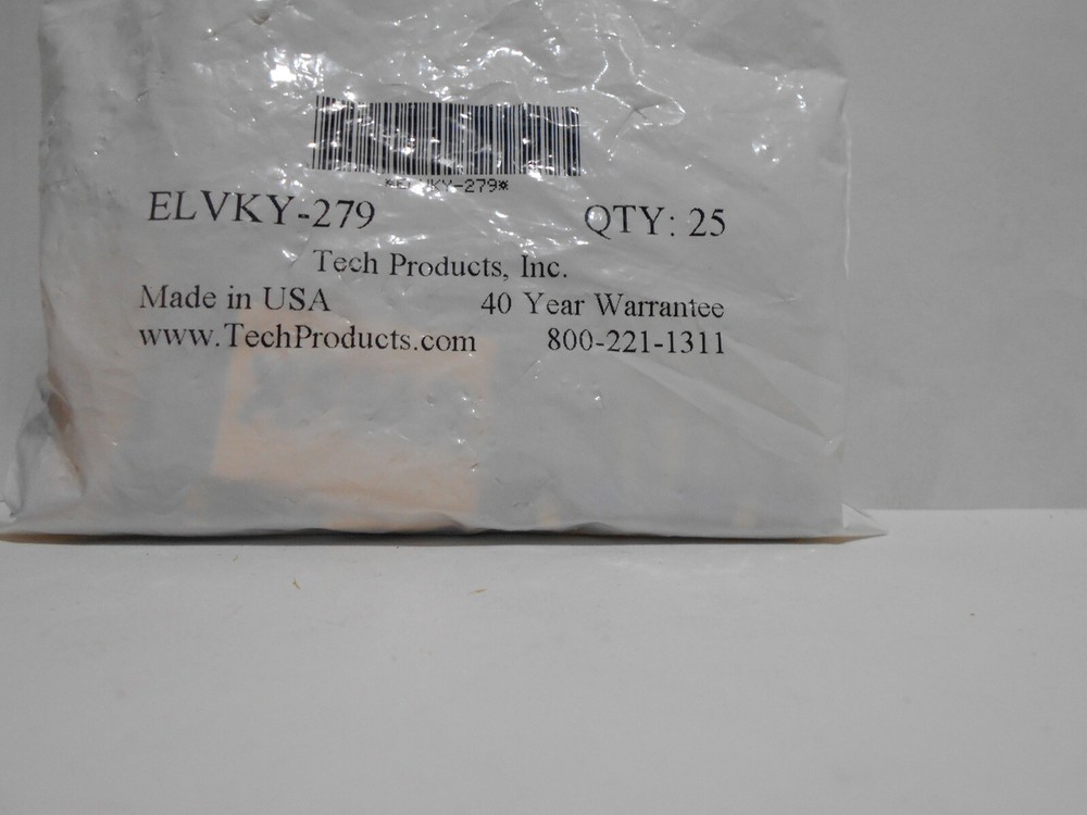 25 Tech 1'' Pole and Valve Tags ELVKY-279