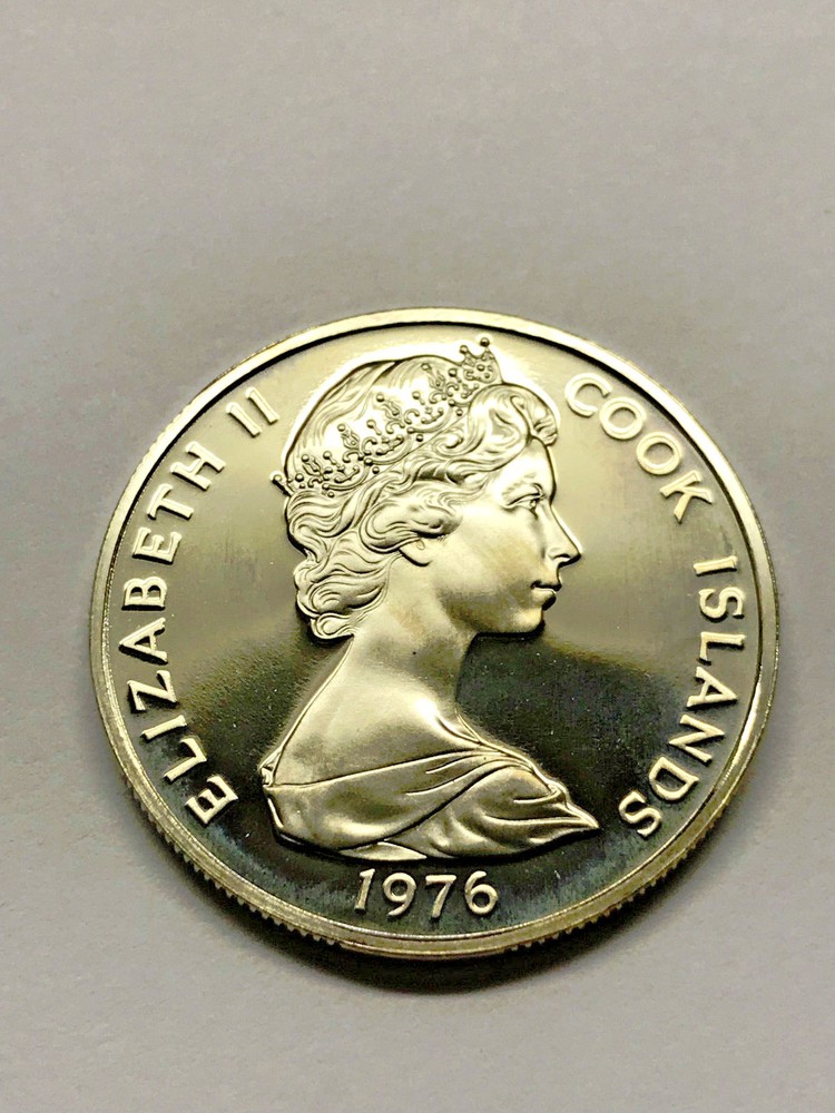 1976 Cook Island 50 Cent Proof #12591
