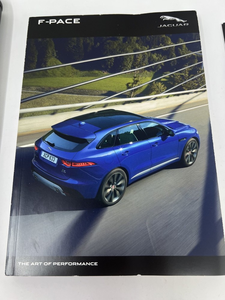 2016 Jaguar F-PACE Owners Manual OEM Complete Set