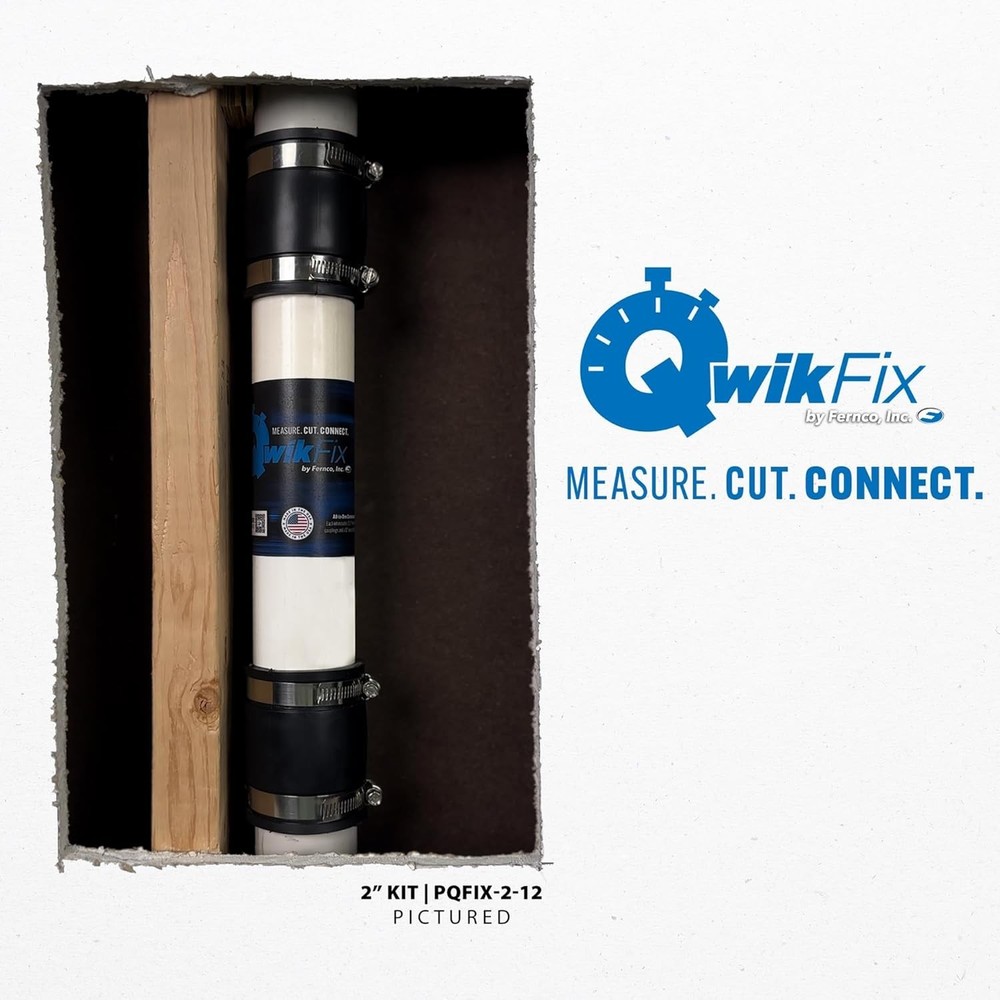 Fast Pipe Repair Kit for Plastic/Cast Iron/Steel