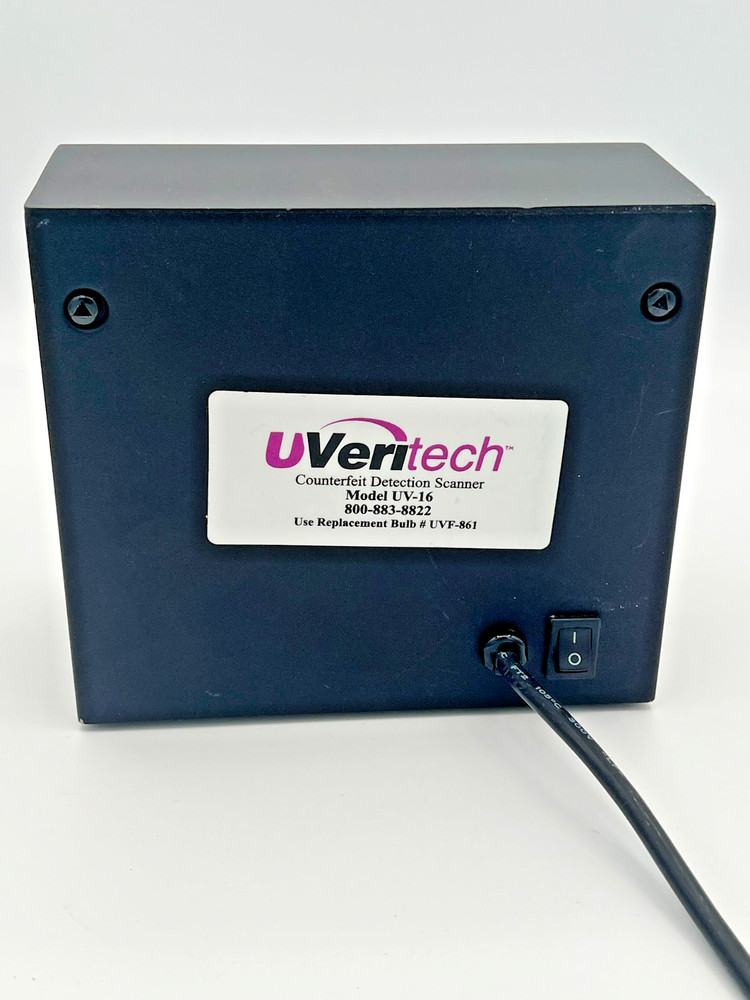 UVeritech UV-16 FRAUD FIGHTER Counterfeit Detection Scanner