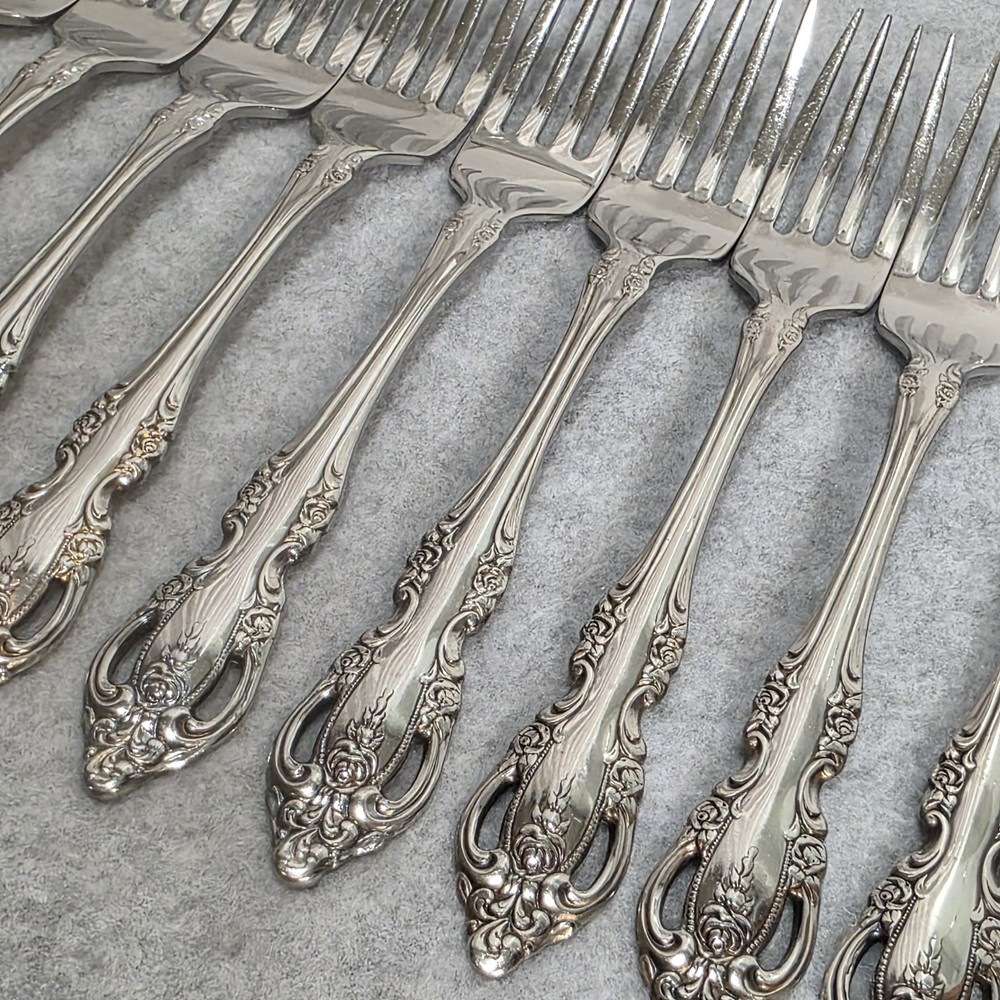 88 Pc ONEIDA Community BRAHMS Stainless Steel FLATWARE Set Serves For 12 Extras