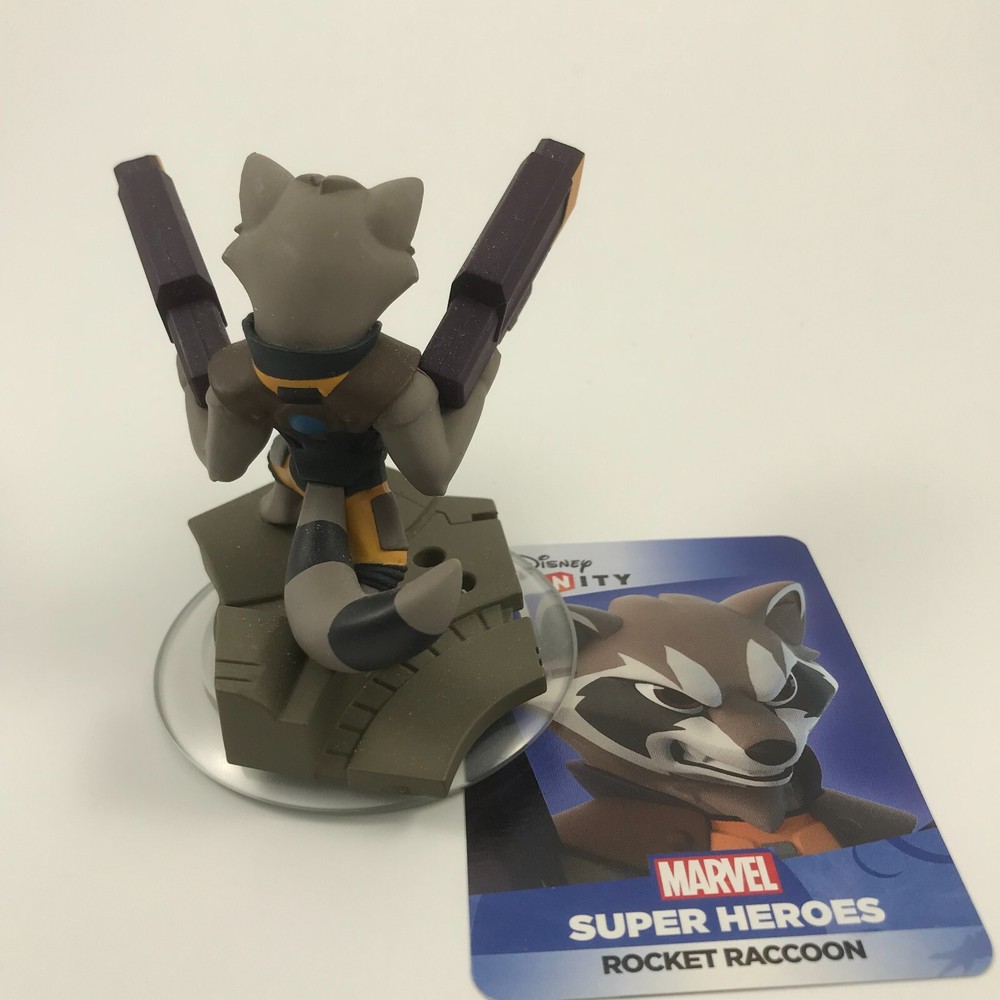 Disney Infinity Rocket Racoon Figure w/card