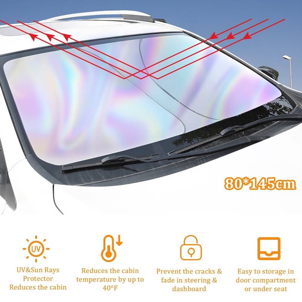 For JEEP Car Windshield Front Window Sun Shade Cover Visor UV Block Protector