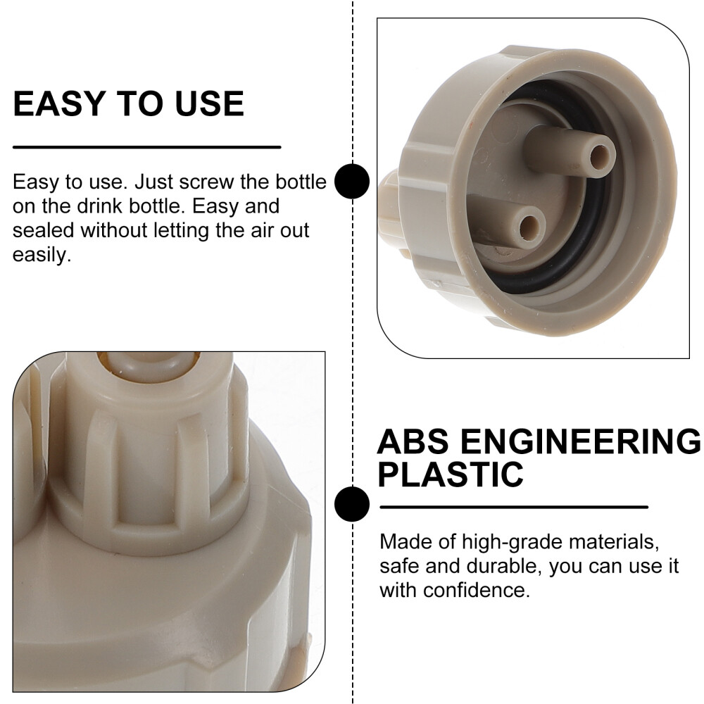 6Pcs Engineering Material DIY Reactor Bottle Caps CO2 Quick Screw Covers