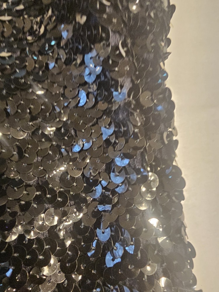 Black And White Sequin Unitard Jazz Dance Small/Medium