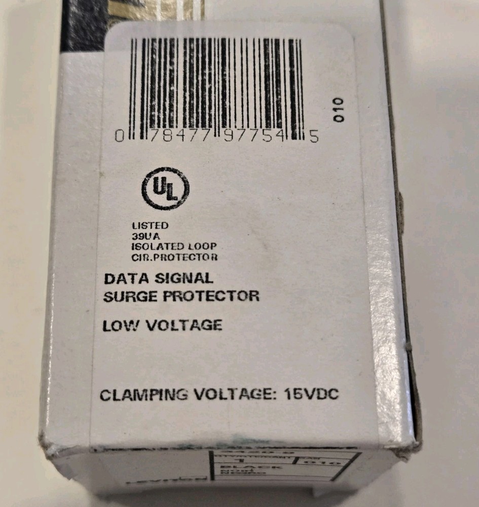 LEVITON Data Signal Communication Surge Protector Module 3420-9 Black