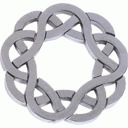 Cast Coaster - Hanayama Metal Puzzle
