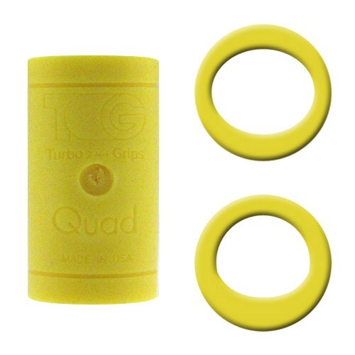Turbo Quad Finger Inserts | Yellow | 5 Pack + Glue