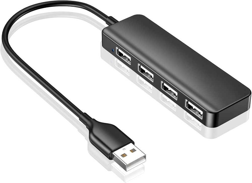USB Hub,USB Splitter,USB 4-Port Extender Multiport USB Adapter