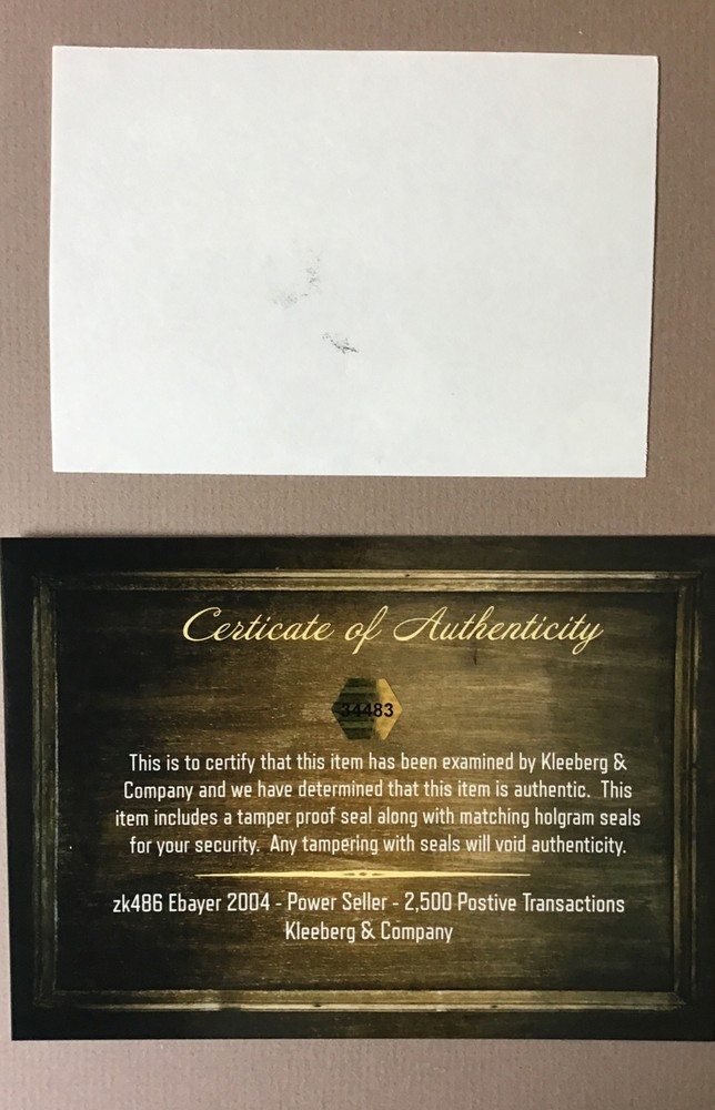 MALA POWERS Index Card AUTOGRAPH. COA. Actress