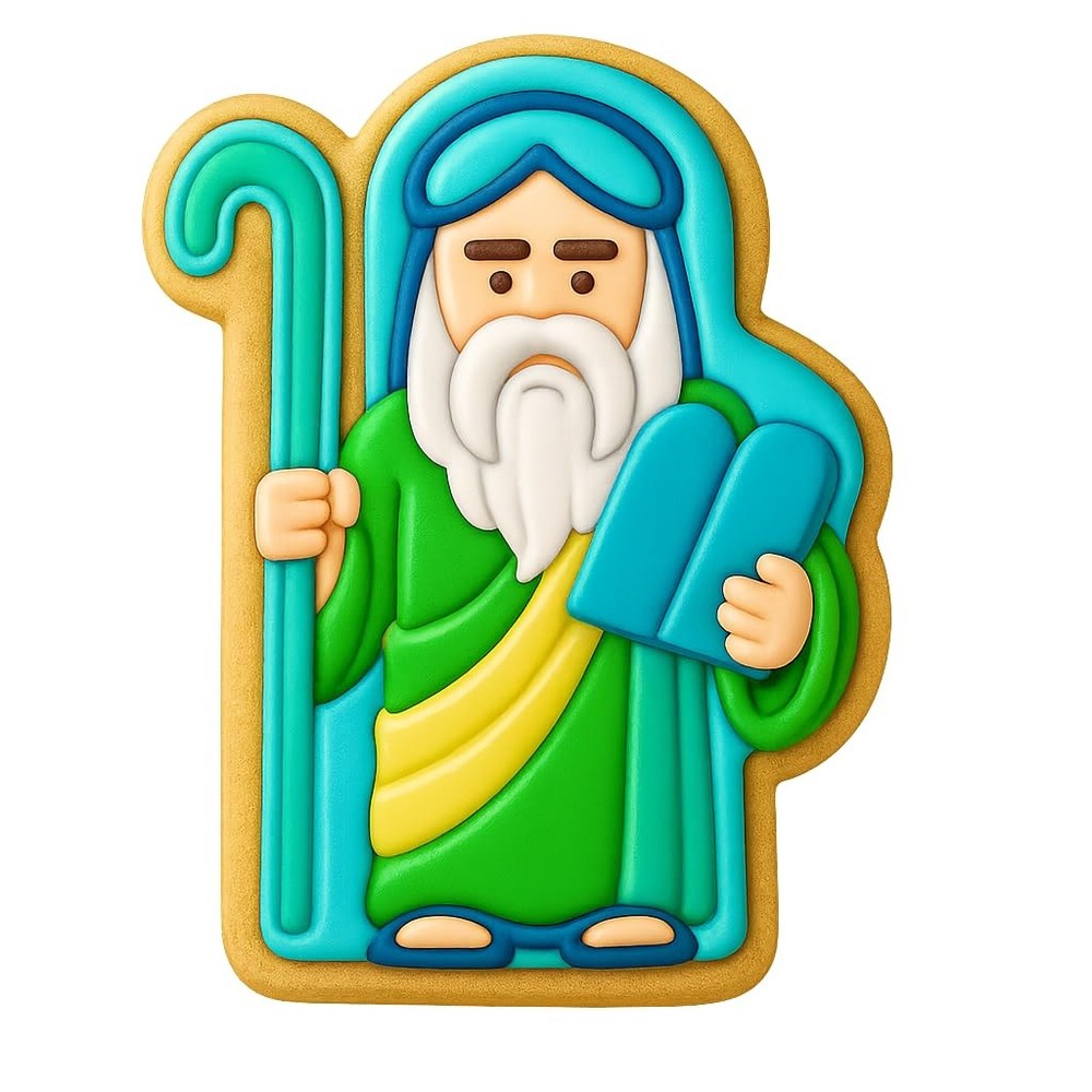 Biblical Moses Tablet Cookie Cutter - 4x3" Creative Party Design