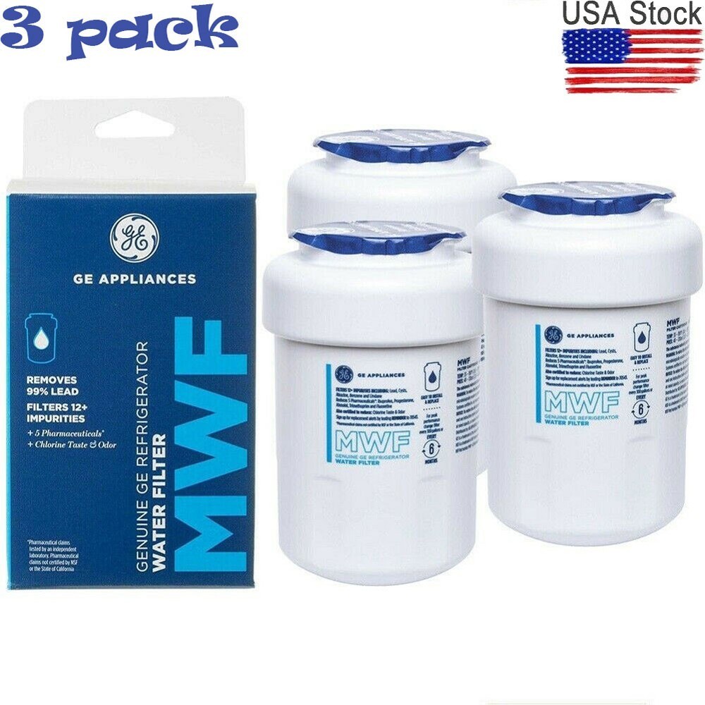 3 Pack GE MWF Water Filter  – Premium Quality,New Sealed New