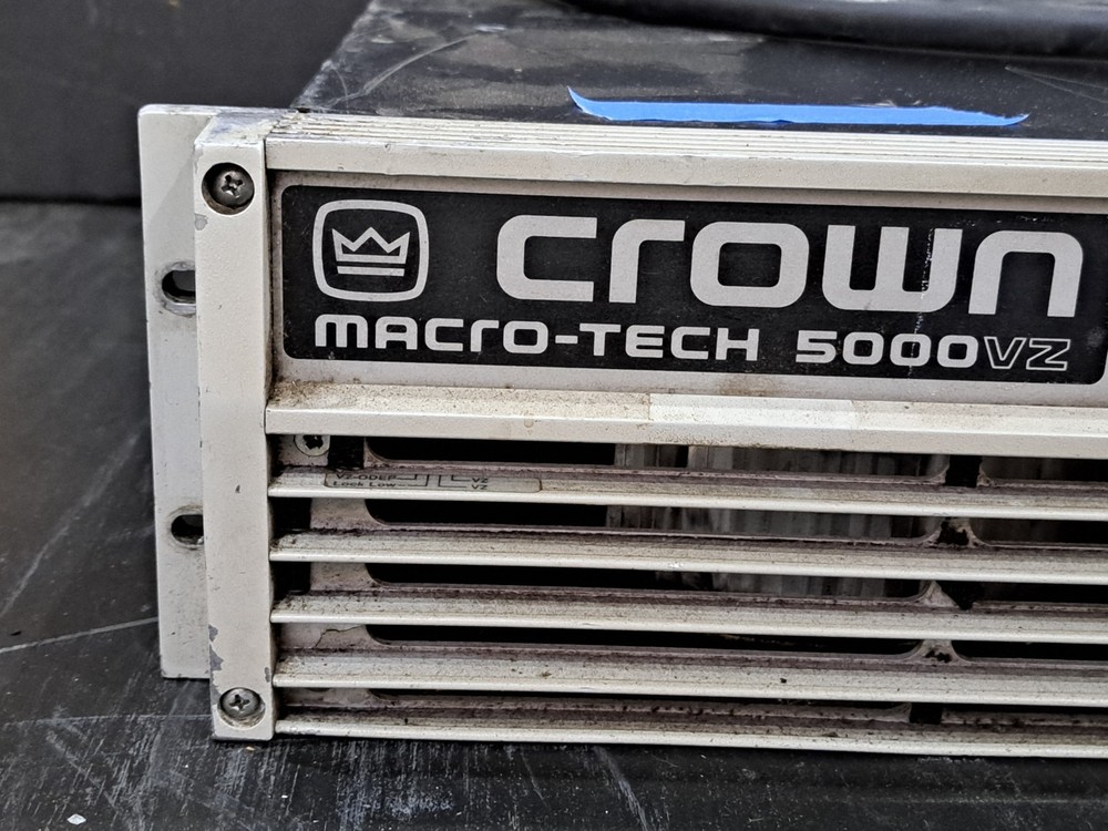 Crown Macro-Tech 5000vz MA-5000VZ Macrotech 5000W