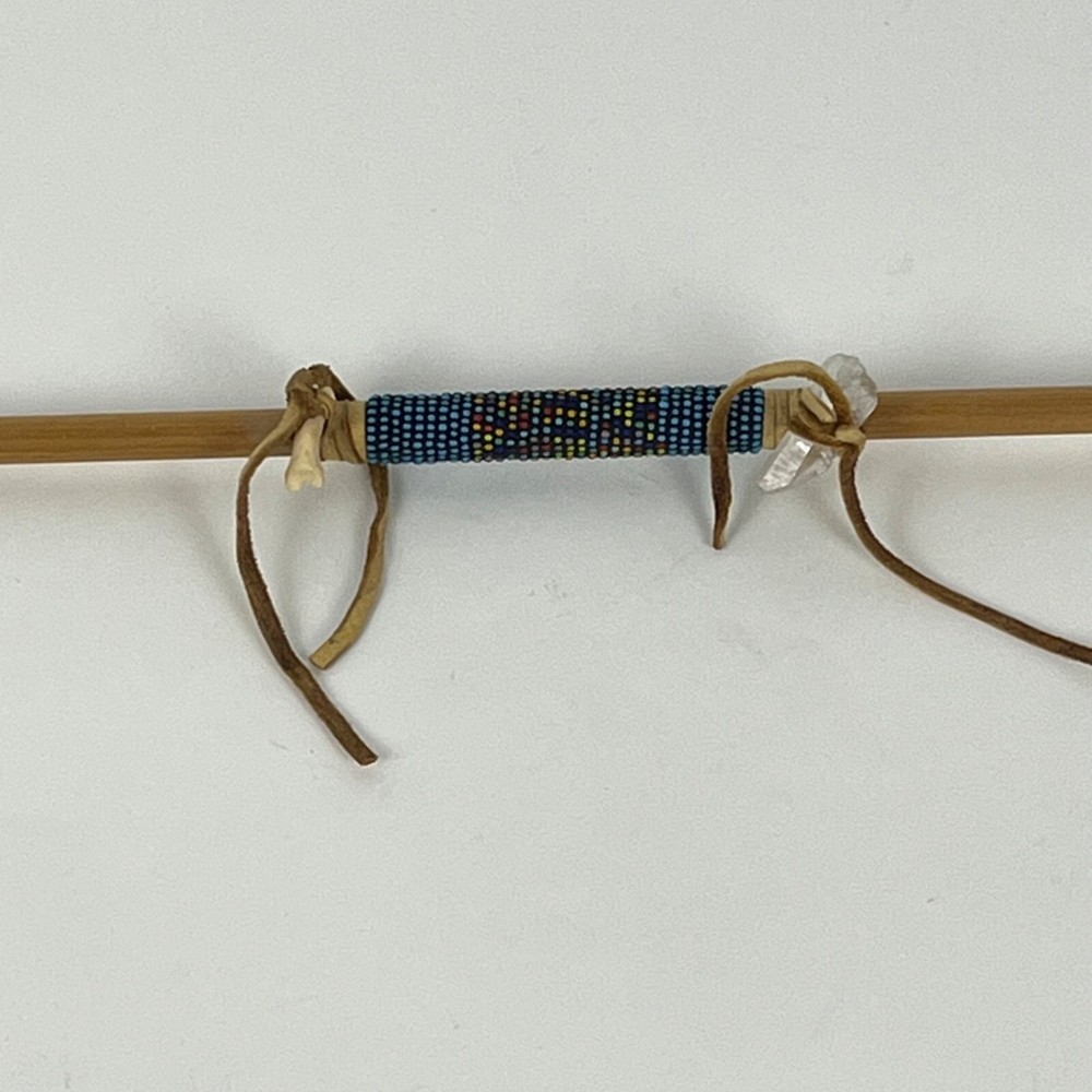 Decorative Beaded Native American Arrow Beadwork Crystal 33"