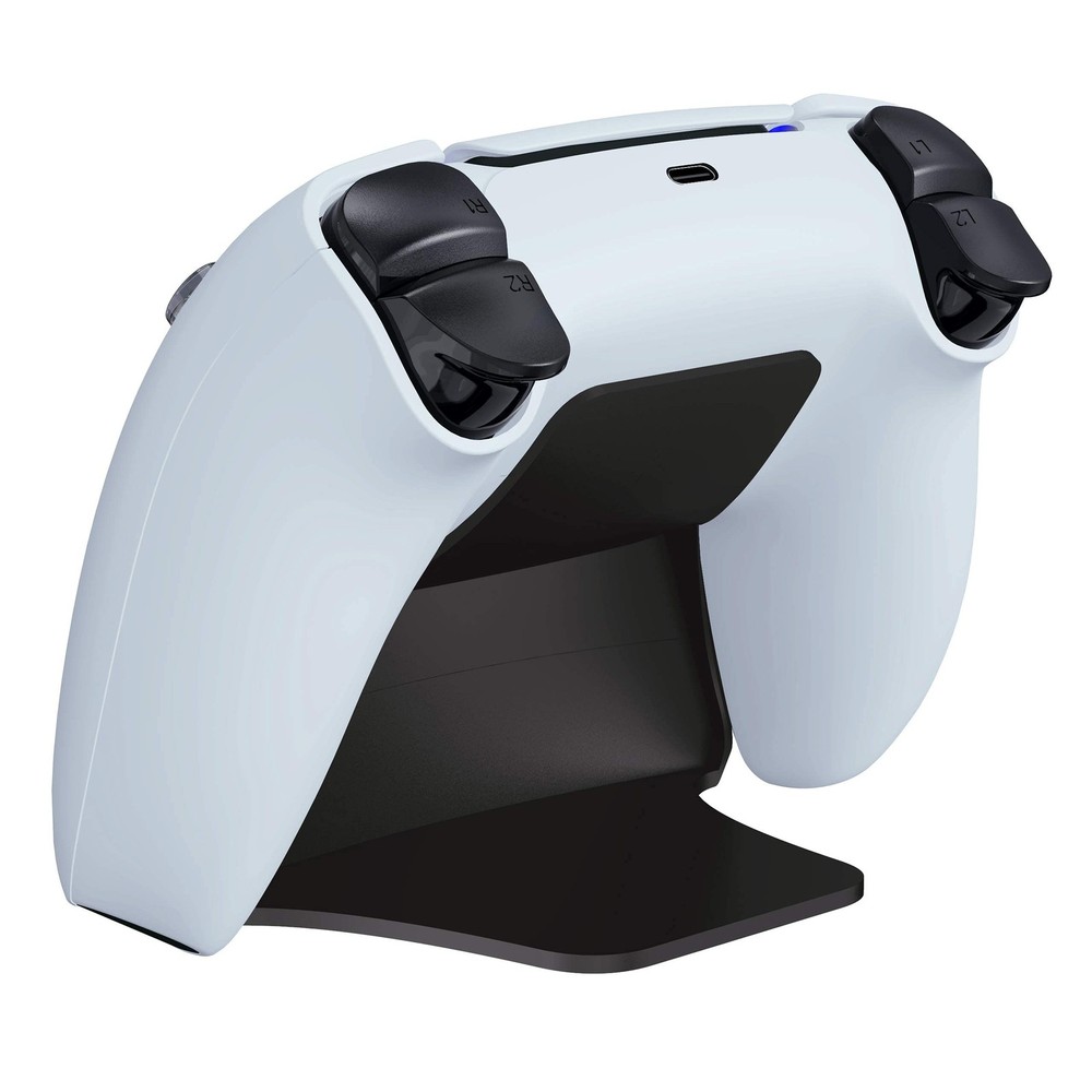 PlayVital Solid Black Controller Display Stand for ps5, Gamepad Accessories D...