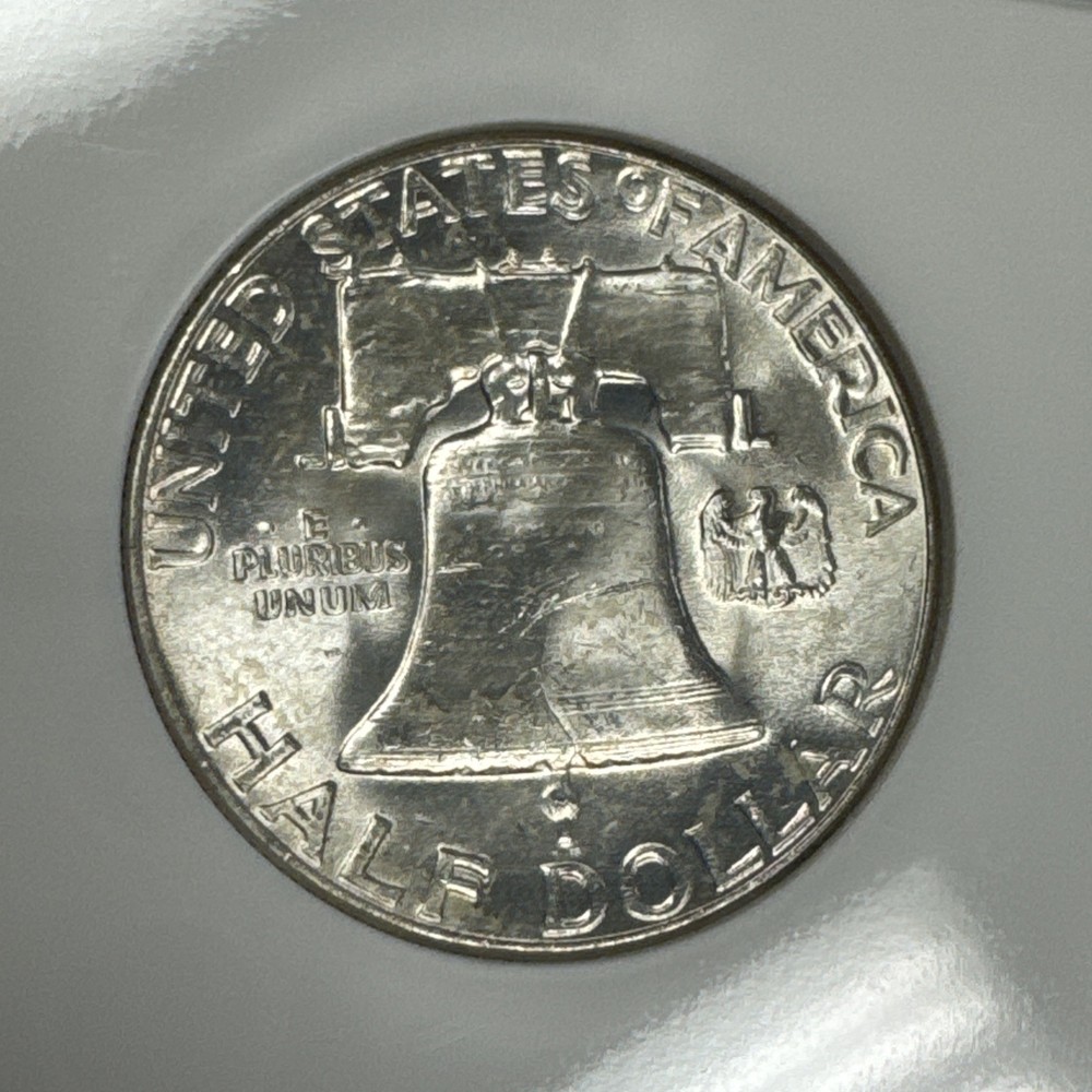 1957 Franklin Silver Half Dollar NGC MS64 BU Uncirculated.