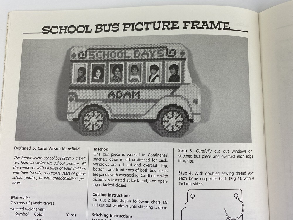 Easy To Make Plastic Canvas Projects Needlepoint Coasters Frames Volume 3 1983