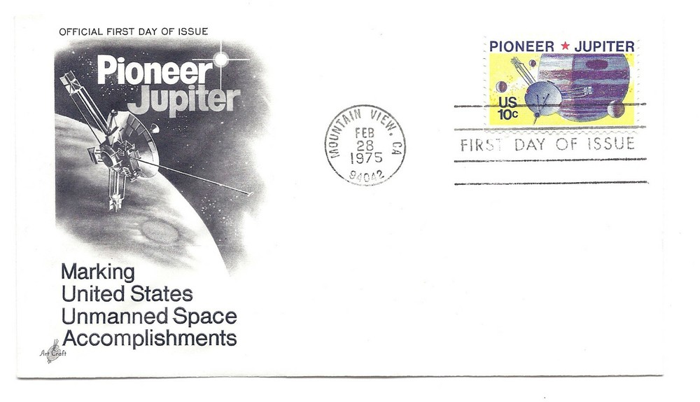 1556 Pioneer - Jupiter, ArtCraft FDC