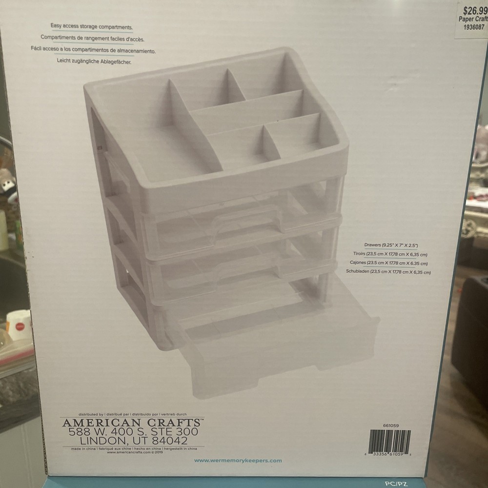 We R Memory Keepers 3 Drawer Storage