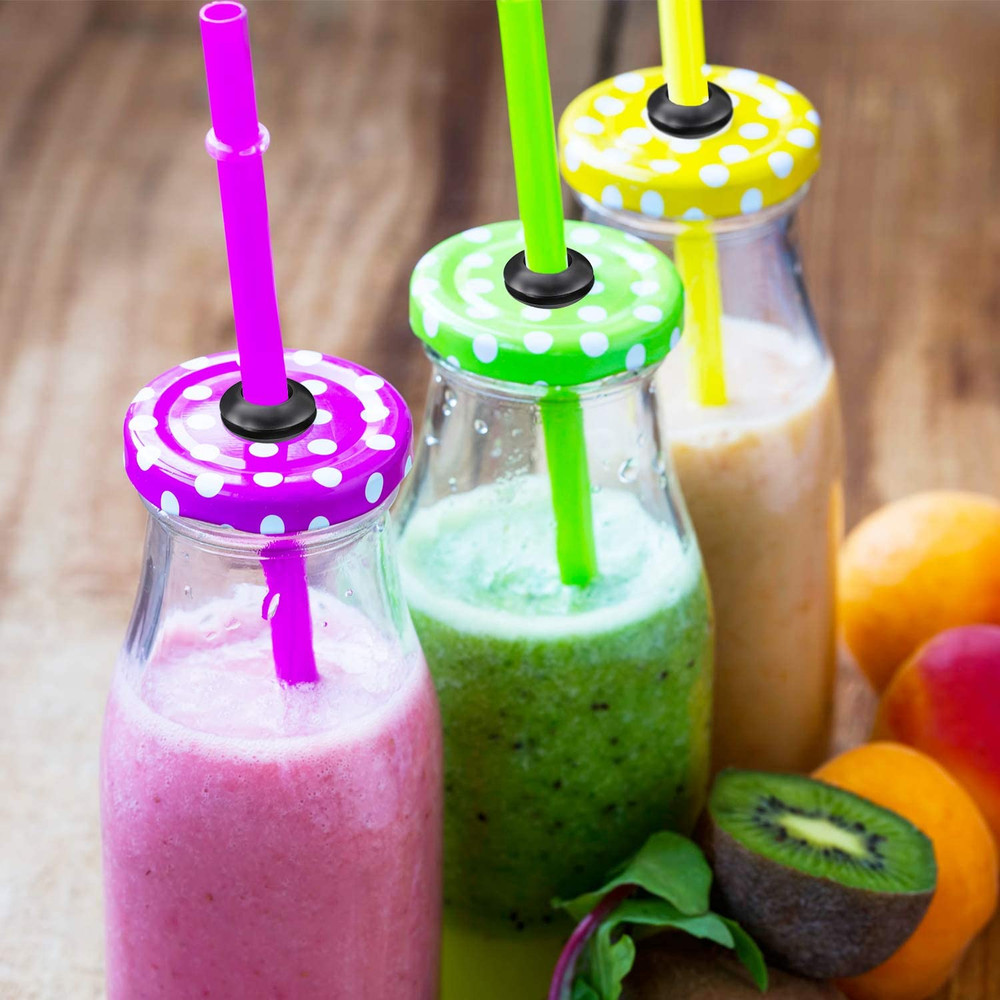 50 Packs Airlock Grommets for Fermenter Lids, 5/8" Outer Diameter, 3/8" Inner Di