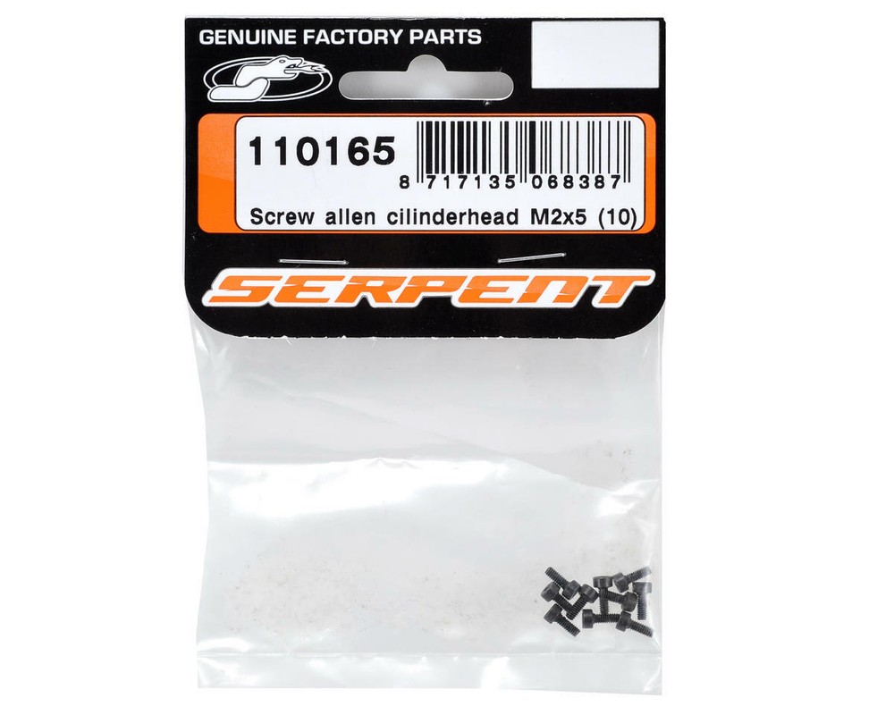 Serpent M2X5 Cilinderhead Screw (10) [SER110165]