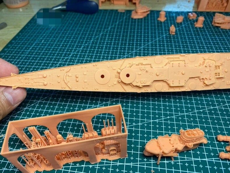 3D Printed 1/700 S-Series X-Class Comisar Cruiser Unpainted Model Kit HOT