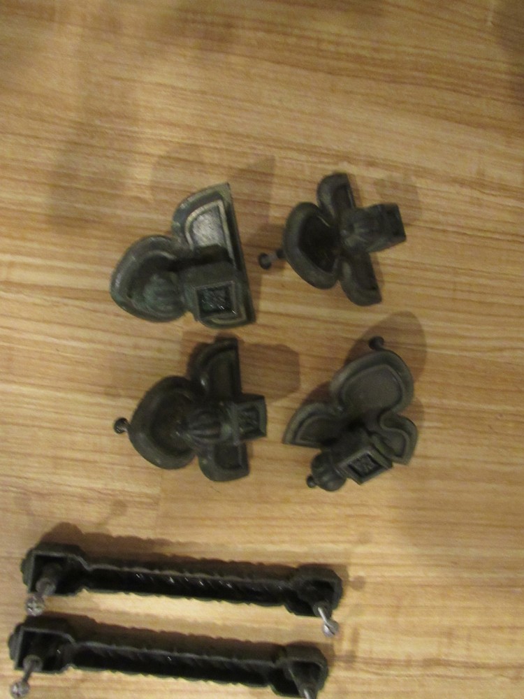 Vintage Brass Handle Drawer Pulls