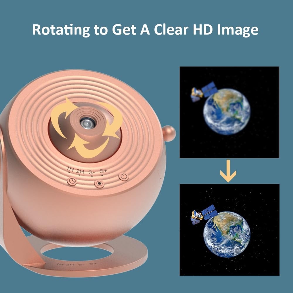 Galaxy Projector,Syslux Planetarium Star Projector HD Image Large Projection ...