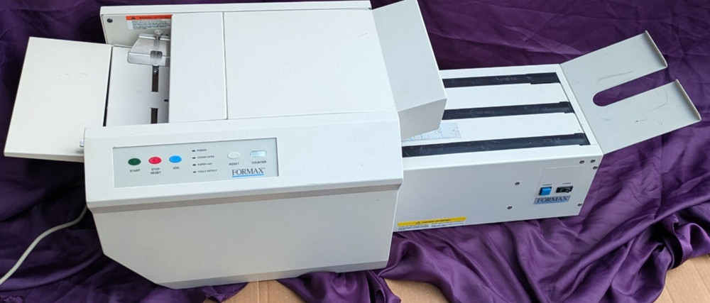 FORMAX FD2000 AutoSeal Folder Sealer with FD200030 Conveyor ~ See Video