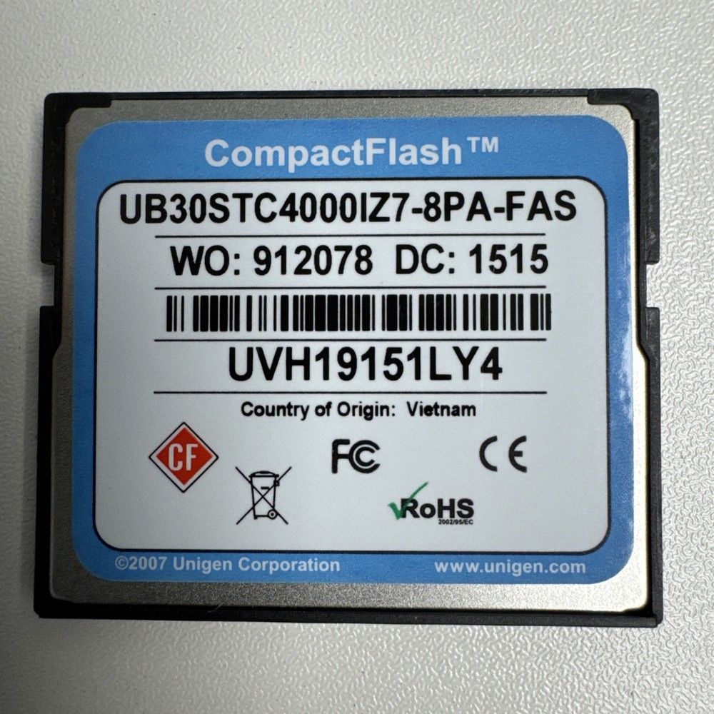 Cisco 4GB CompactFlash Card CF 16-3717-01 Router Flash Memory