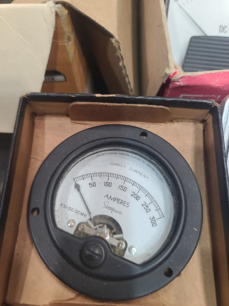 vintage panel meters