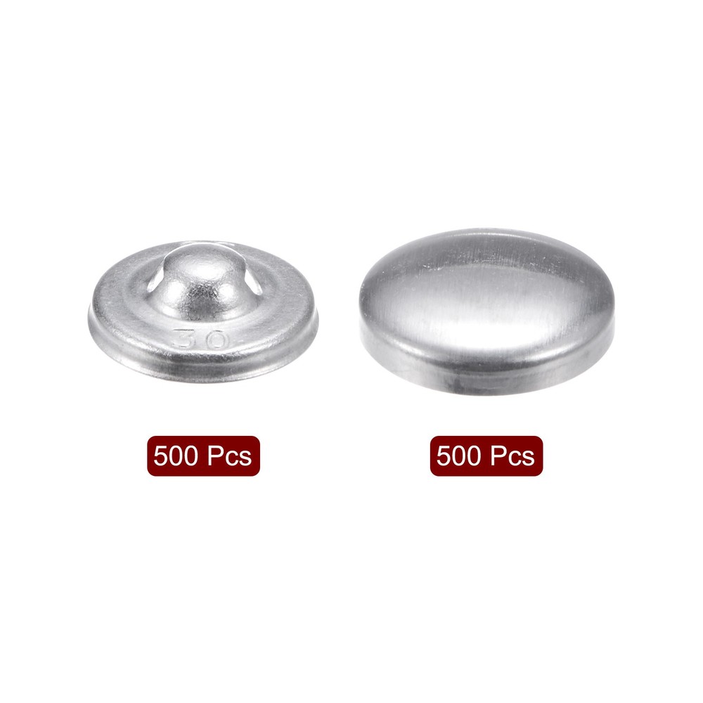 500 Set Button Supplies 30L19mm/0.75" for Button Maker Machine