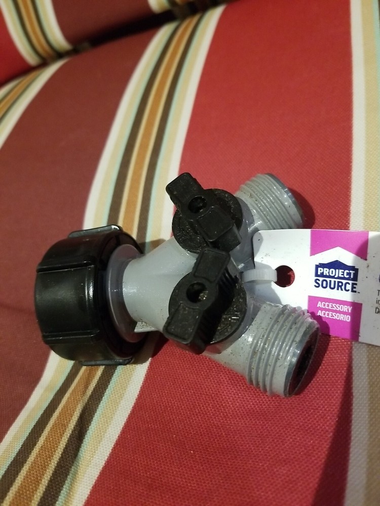 New PROJECT SOURCE ZINC Y SHUT-OFF CONNECTOR