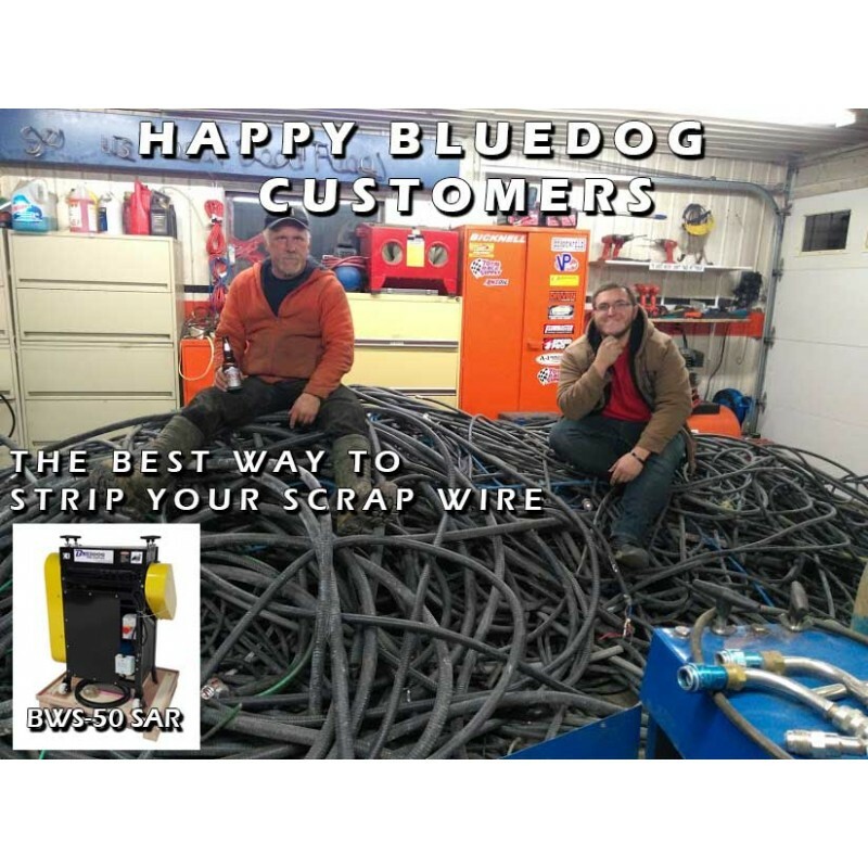 Wire Stripping Machine - BWS-50 SAR - Bluedog Wire Strippers