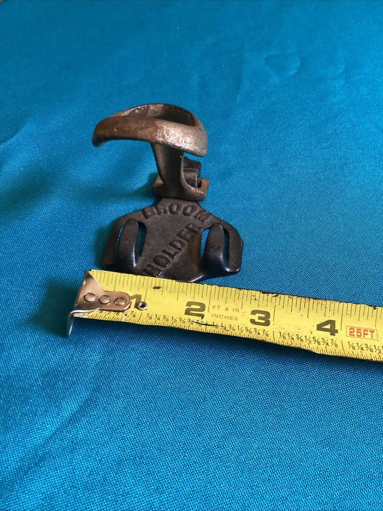 Vintage Iron Antique Broom Holder