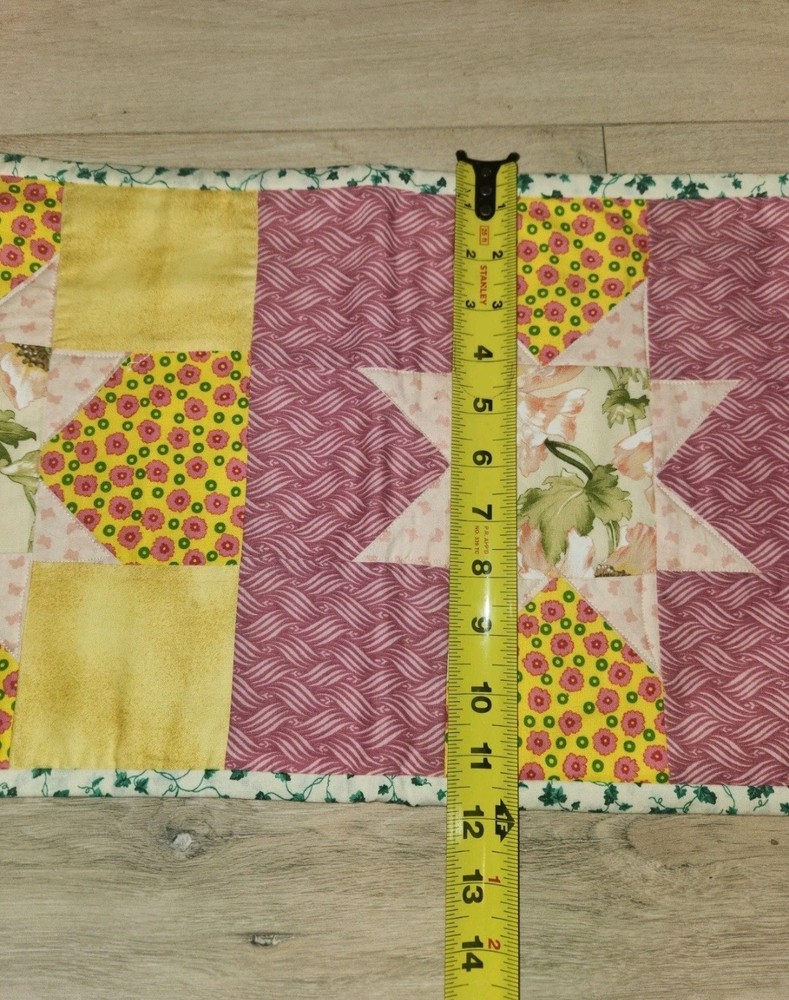 Handmade Quilted Spring Table Topper Lot