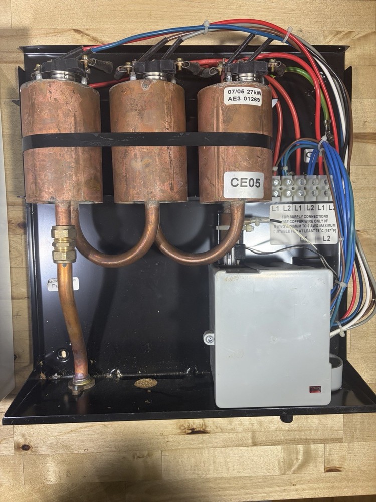 PowerStar AE125 Electric Tankless Water Heater Whole House Compact White 240V