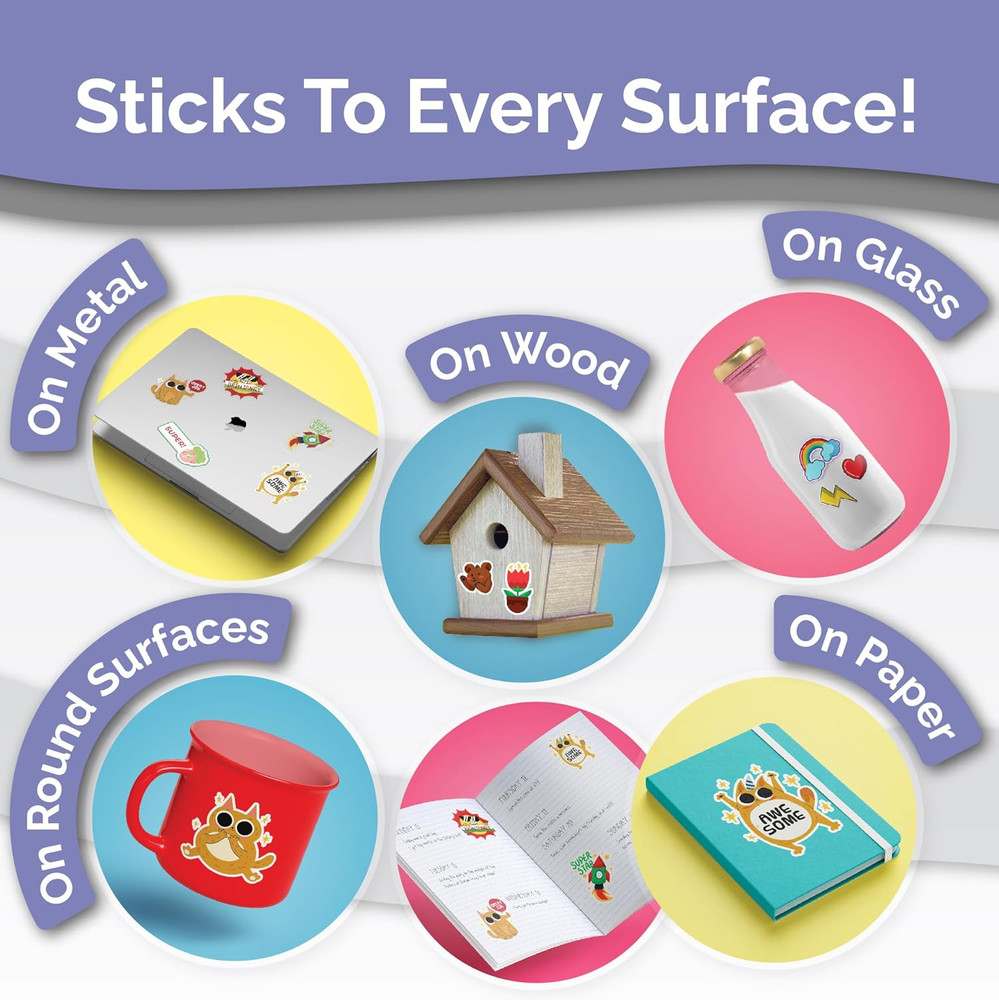 Translucent Semi-Clear Sticker Paper for Inkjet Printer & Laser Printer 62 Sheet