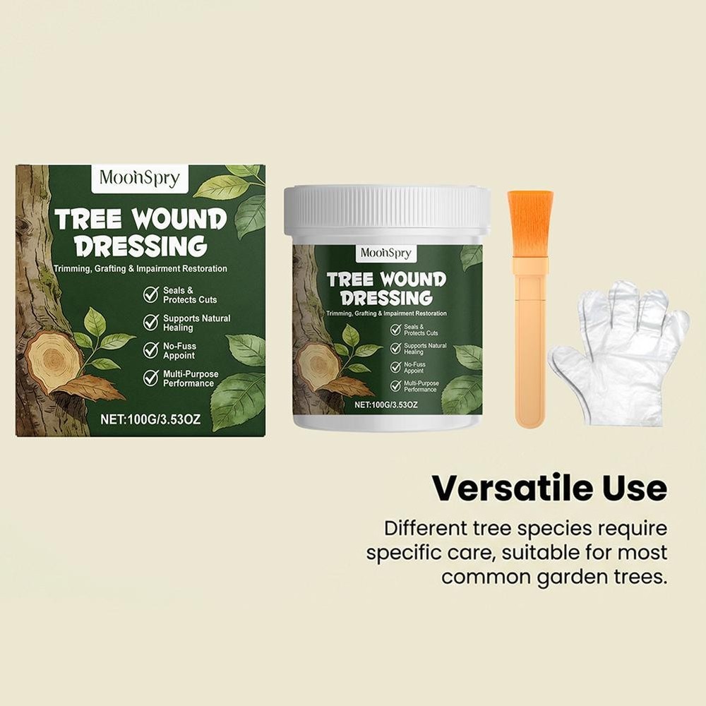 Tree Wound CarePaste 100g, Pruning Sealant & Grafting withBrush Protector E3N2