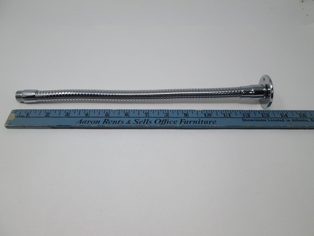 13 Inch Gooseneck Microphone Chrome with Base Mount