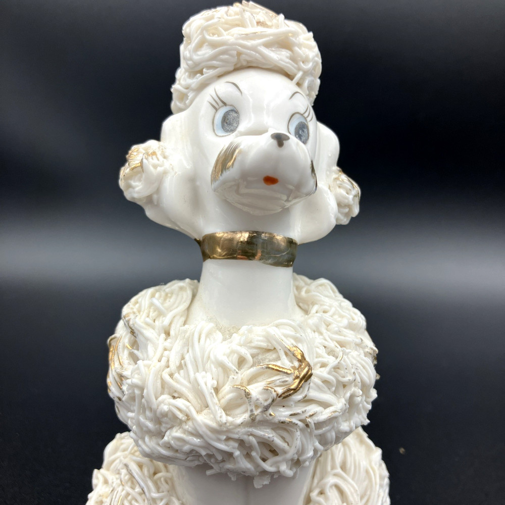 Ardalt Porcelain Spaghetti Trim Poodle Missing Scissors & Cushion