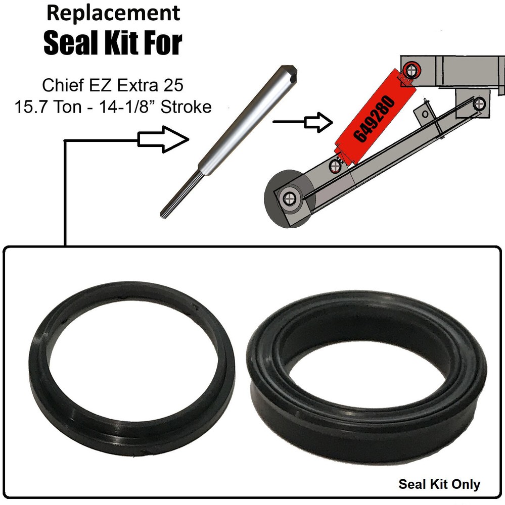 Replacement Chief EZ 25 Extra Frame Machine Lift Ram Seal Kit