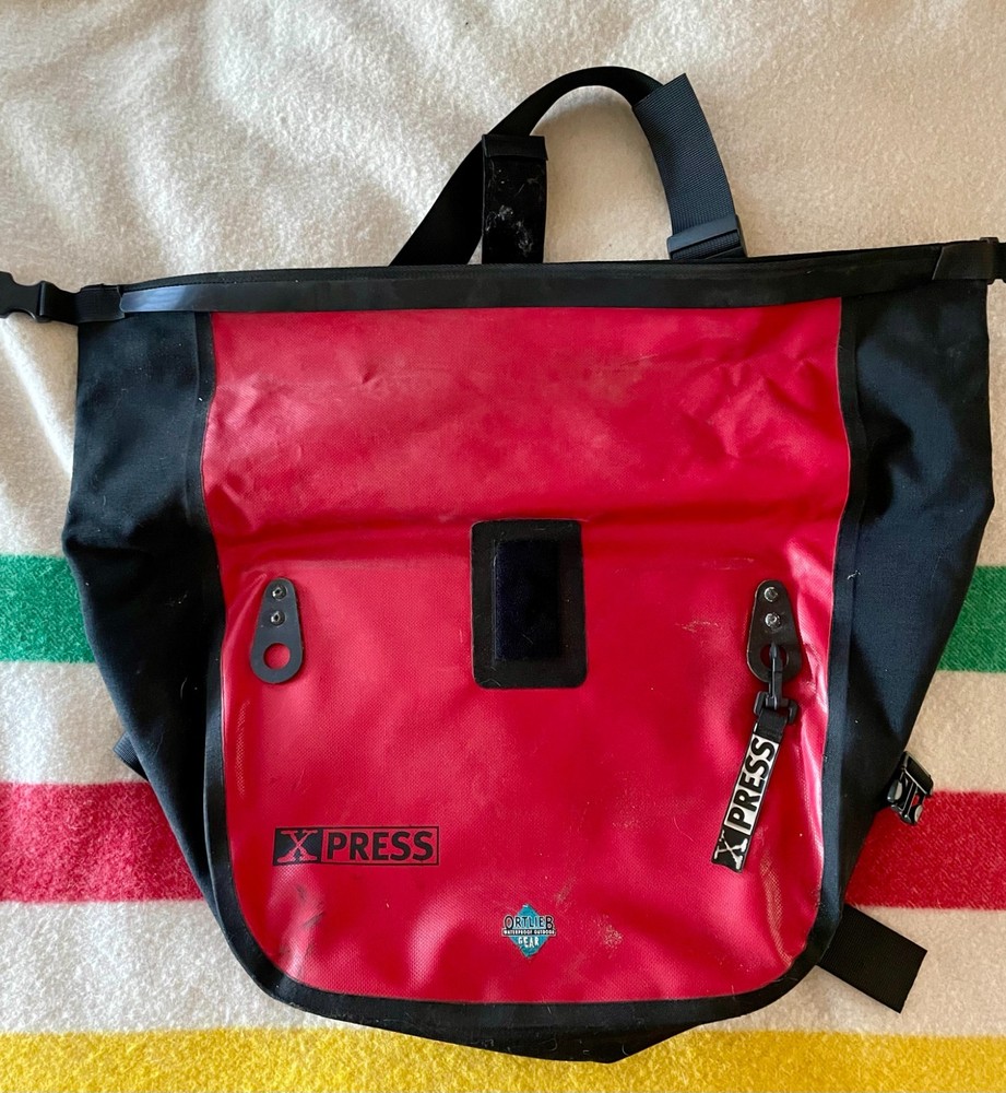Red Ortlieb X-Press Waterproof Messenger Bag