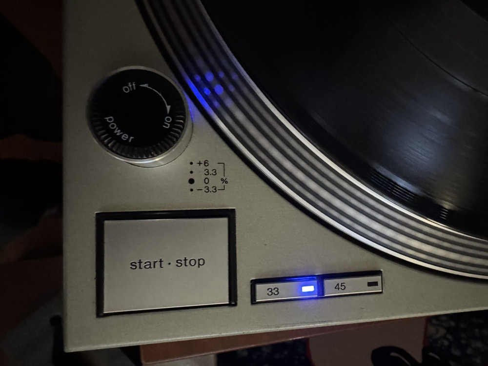 OEM Technics SL-1200 M3D power switch, start/stop, & speed selection, READ!!!