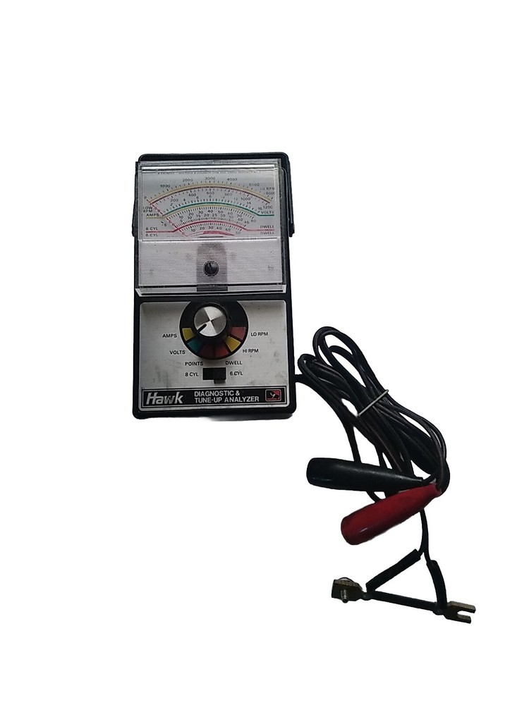 Vintage 80s Hawk 6 Function Diagnostic & Tuneup Analyzer Tester Untested