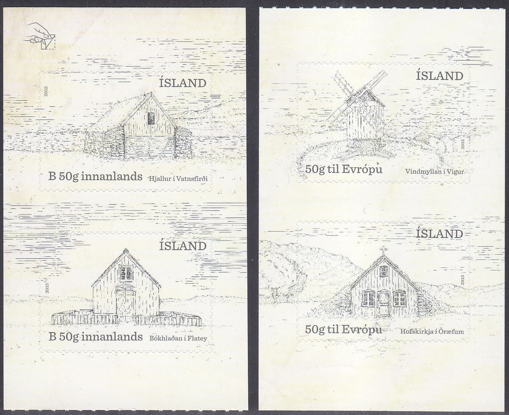 Iceland - 2015 (1397-1400) Mint never Hinged