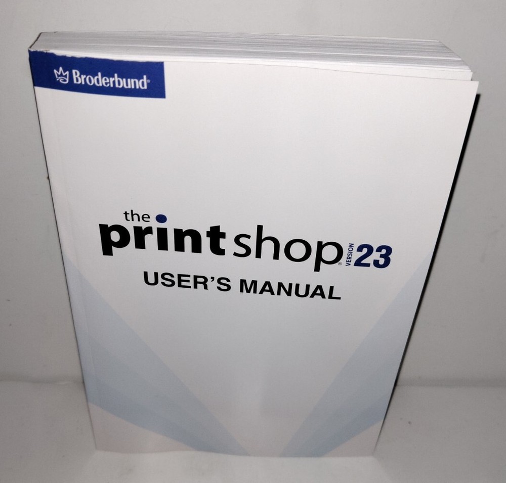 The Print Shop Deluxe Version 23 for Windows IMAGE And Install/Program Disc