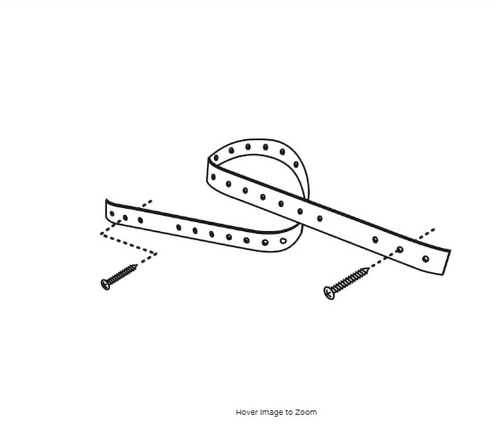 3/4 in. x 25 ft. Plastic Pipe Hanger Strap