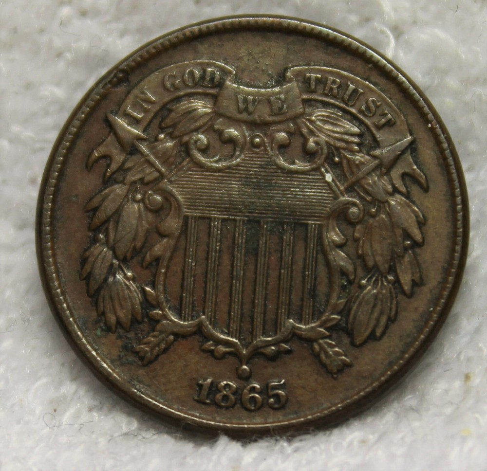 1865 two cent